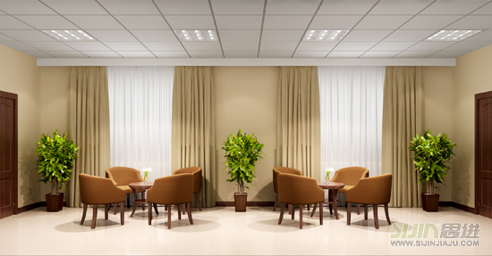 會(huì)客室辦公家具效果圖